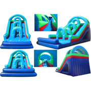 pvc inflatable water slide